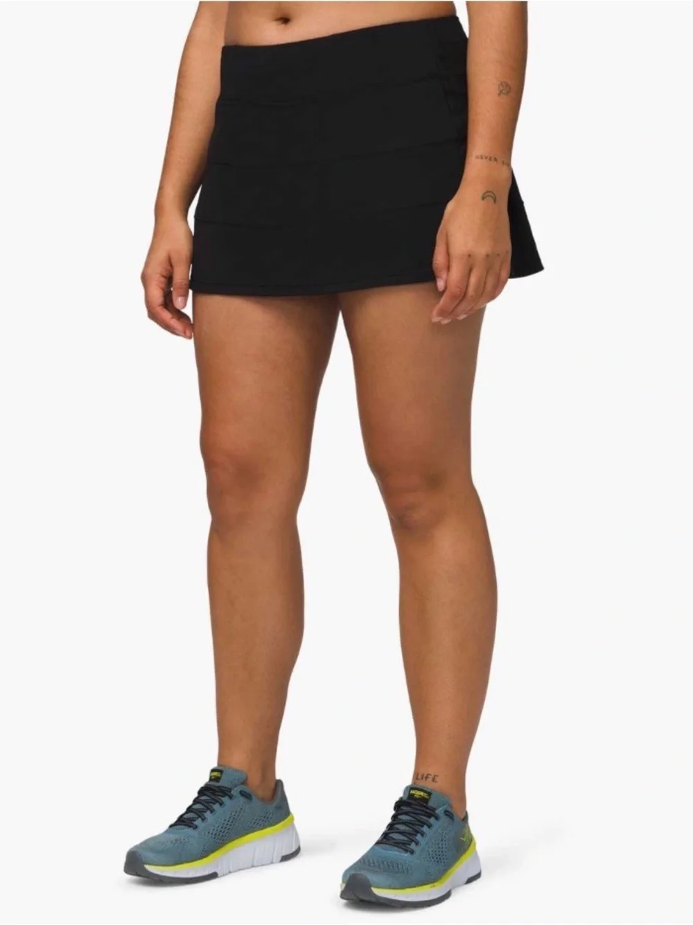 lululemon athletica Black Pace Rival MR Skirt - Picture 1 of 6